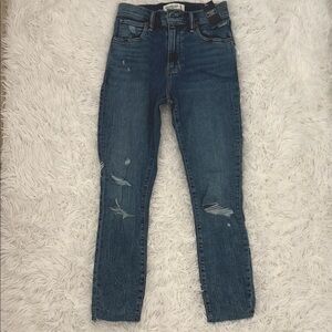 Abercrombie & Fitch Women's Blue Skinny Jeans